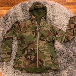 L.L. Bean Camo windbreaker